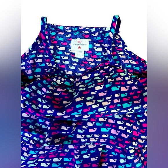 Vineyard Vines for Target,  0-3M Whale Print Bubble Romper - Picture 3 of 5